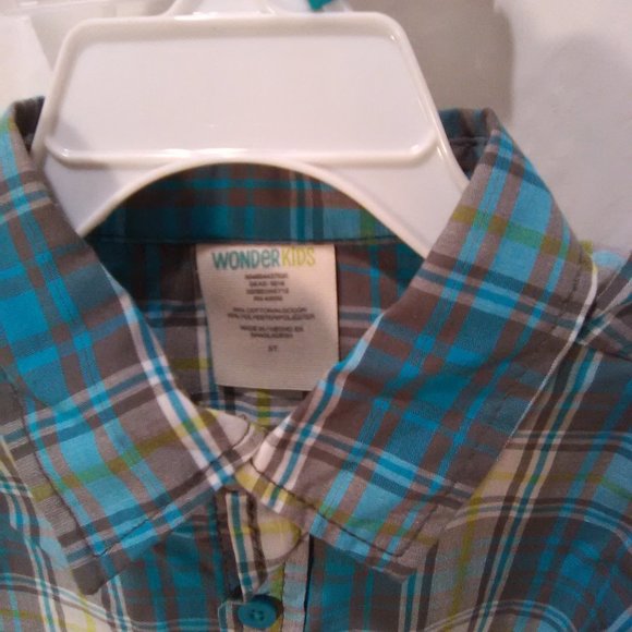 Wonder Kids Toddler Boys 3 Piece Set Color Blue/Gray/Yellow Size 5T NWT - Picture 10 of 12